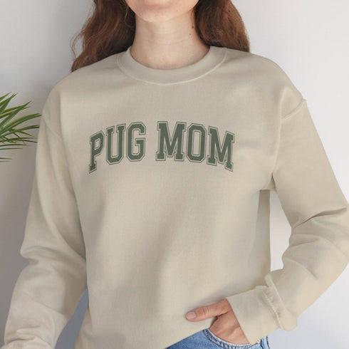 Pug Sweatshirt for Women - Pug Mom Sweatshirt